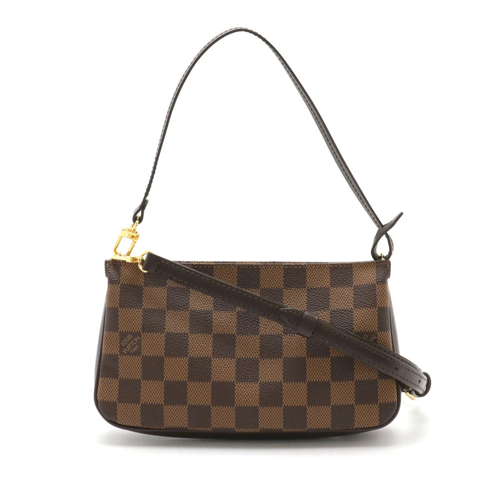 LOUIS VUITTON Damier Navona Accessory Pouch Clutch Case 2way Shoulder Bag